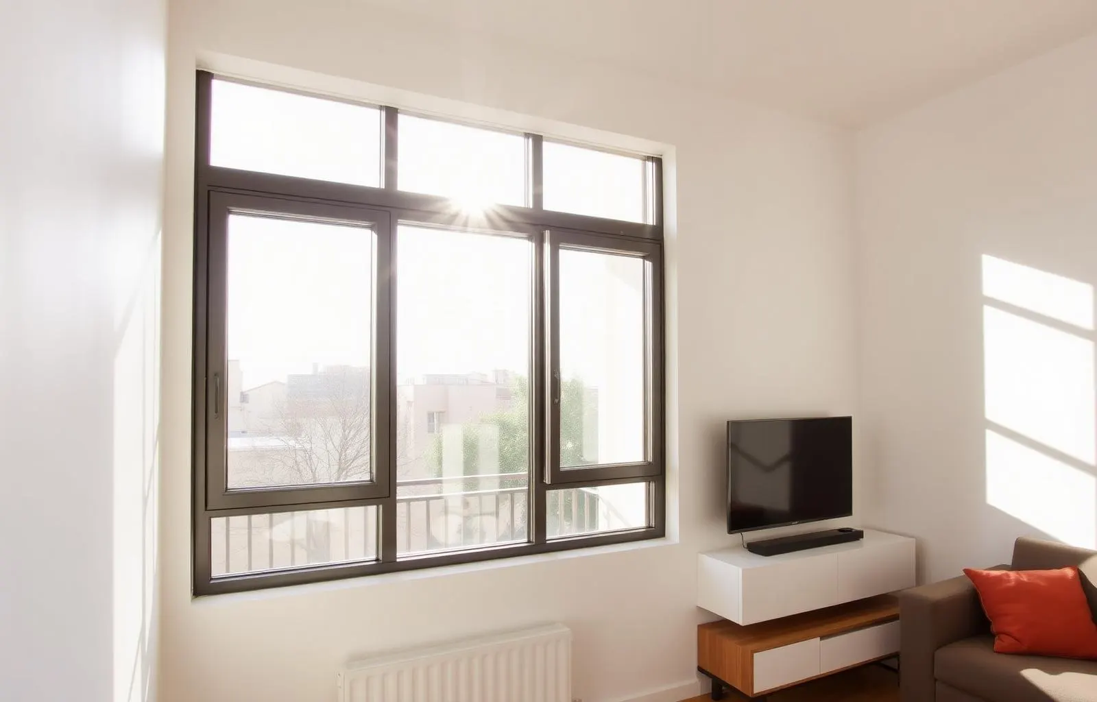 Ventana de aluminio instalada por Bcnserviglass en Barcelona